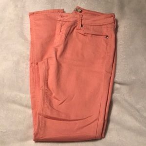 Coral Jeggings by Iris Juniors sz 9 with stretch